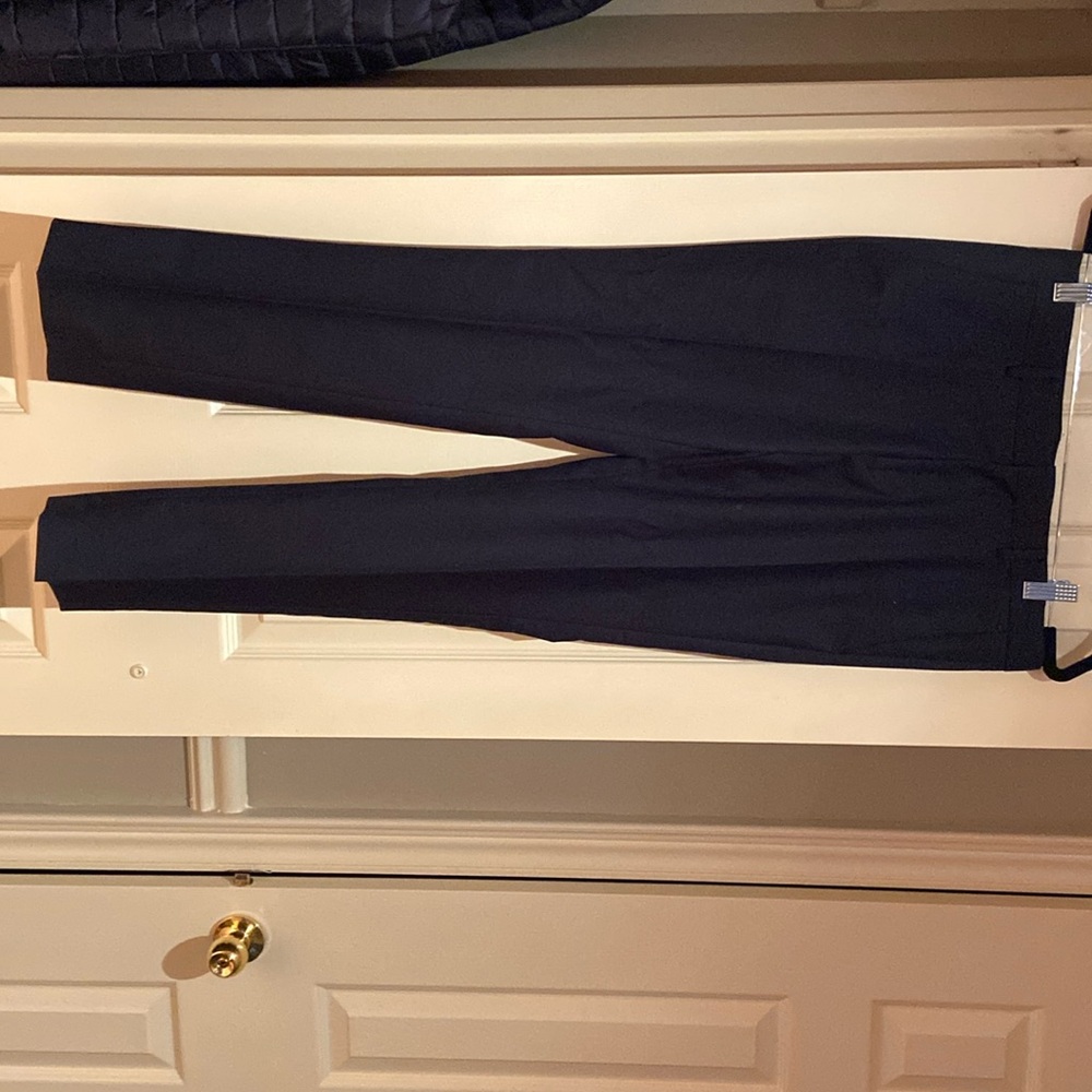 Men’s black Top-man dress pants. Button detailing on packets. Size 30s. New